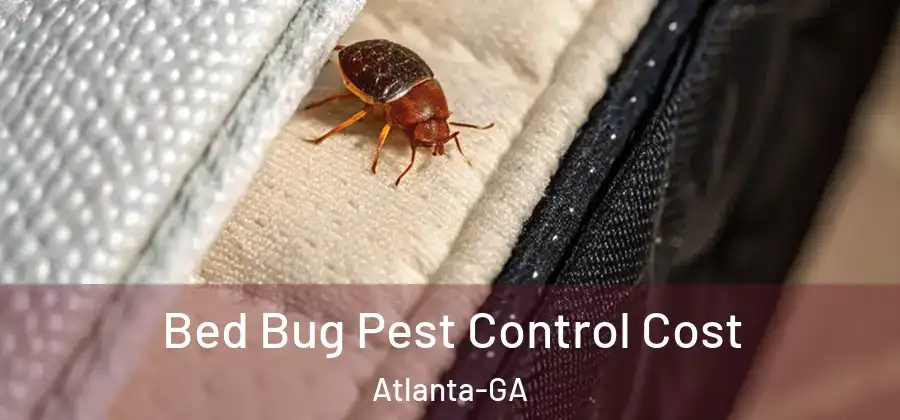Bed Bug Pest Control Cost Atlanta-GA